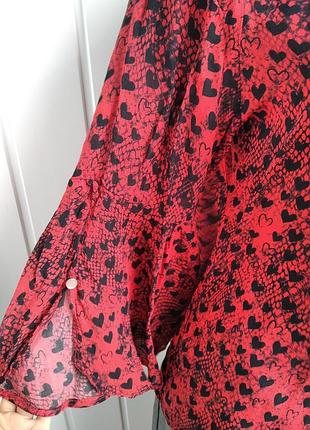 Блуза в сердечки 3