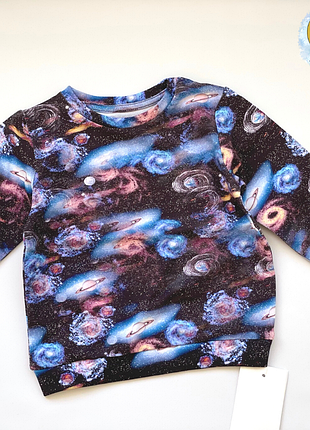 Космический реглан/свитшот на мальчика 6-9 мес 74 см