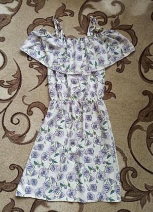 Літнє плаття сарафан 2 варіанти лямок/рукавів4 фото