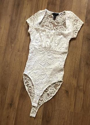 Новенькое кружевное боди