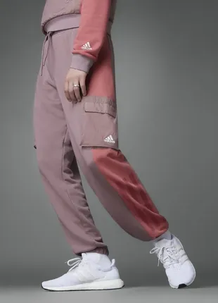 Спортивні штани adidas colorblock french terry pants - purple