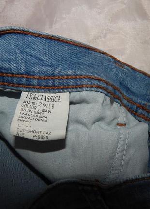 Шорти жіночі оригінал джинс lk&classica сток, 46-48 ukr, 024rt (тільки в зазначеному розмірі, тільки 1 шт.)6 фото