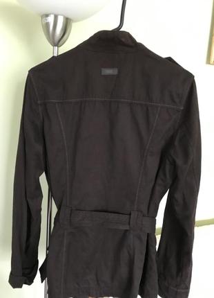 Классная коричневая куртка- сафари2 фото