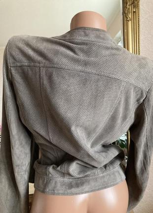 Стильна курточка- косуха натуральна замша2 фото