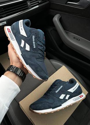🔥чоловічі кросівки reebok classic new d.blue white ©️