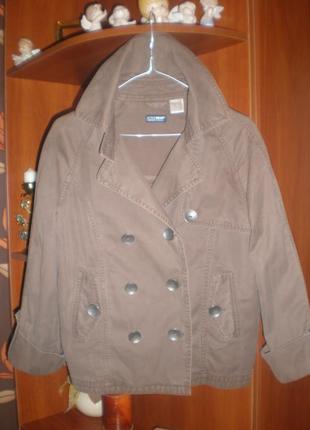Стильная натуральная коттоновая курточка la redoute) 40 -42р1 фото