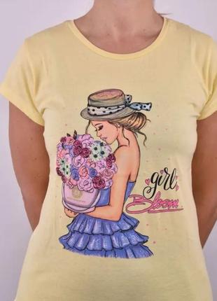 Футболка женская коттон