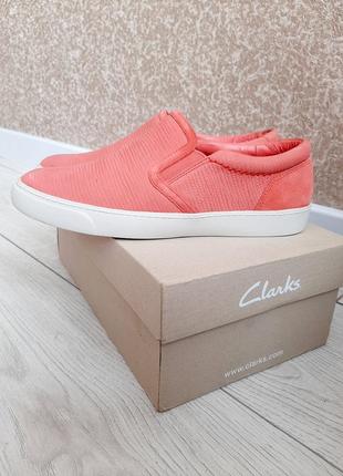 Слипоны женские clarks