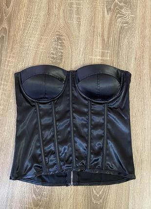 Атласный корсет