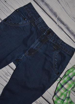 8 - 9 лет 134 см фирменные джинсы скинни узкачи для моднявок с строчками7 фото