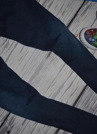 8 - 9 лет 134 см фирменные джинсы скинни узкачи для моднявок с строчками8 фото