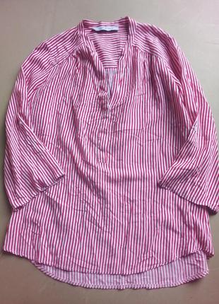Французская блузка в полоску1 фото