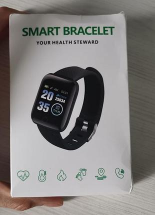 Умный фитнес браслет smart band 116 plus смарт часы2 фото