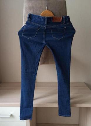 Джинсы джинсики обтягивающие скинни скинни синие1 фото