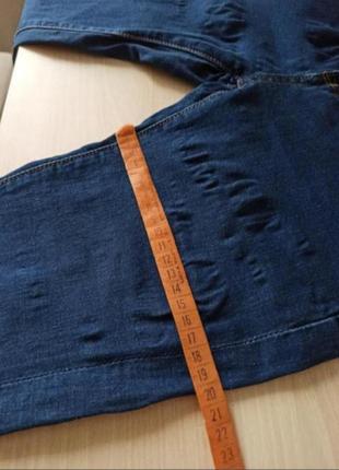 Джинсы джинсики обтягивающие скинни скинни синие8 фото