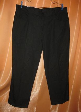 Офисные строгие деловые черные брюки штаны мом taylor & wright 1608 очень большой размер с карманами7 фото