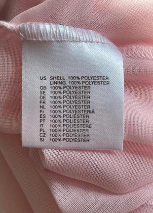 H&m рожевий пеньюар топ сіточка майка білизна комбінація7 фото