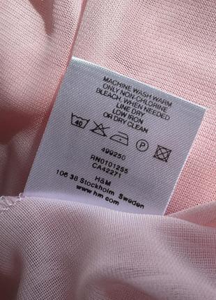 H&m рожевий пеньюар топ сіточка майка білизна комбінація6 фото