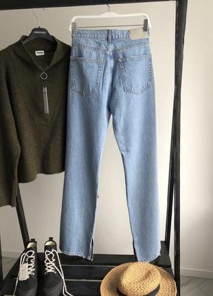 Нові трендові джинси pull&bear з розрізами на високий зріст9 фото