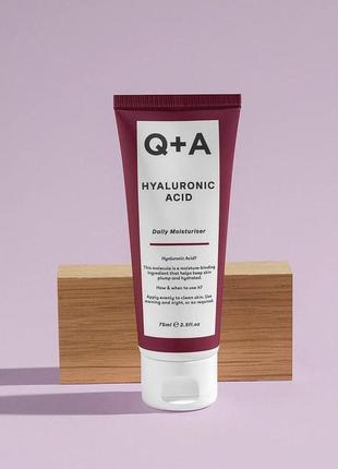 Q+a - увлажняющий крем для лица с гиалуроновой кислотой - hyaluronic acid day moisturiser