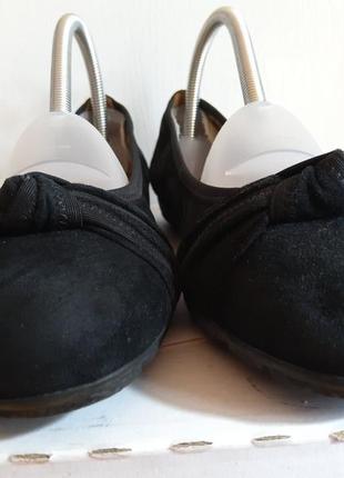 Женские замшевые туфли, балетки. в одном размере, размер 62 фото
