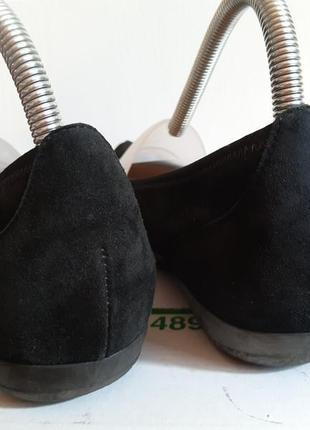 Женские замшевые туфли, балетки. в одном размере, размер 63 фото