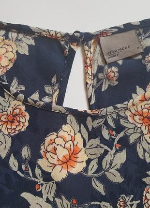 Блуза з квітковим принтом vero moda6 фото
