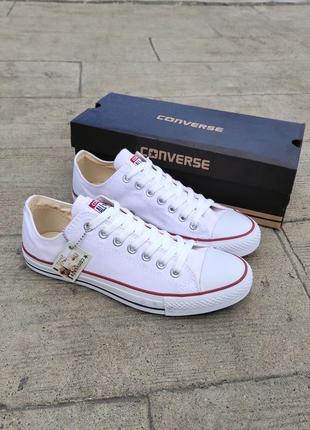 Белые кеды кроссовки мокасины слипоны converse all star большие размеры