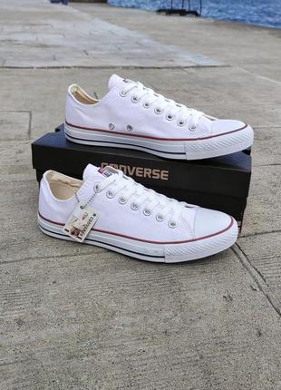 Белые кеды кроссовки мокасины слипоны converse all star большие размеры2 фото