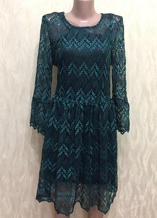 Кружевное красивое платье glamorous, р.12