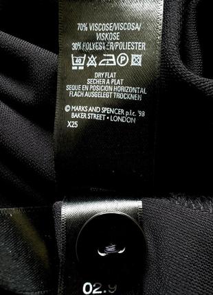Удлиненный винтажный черный кардиган stmichael marks and spenser 18 uk8 фото