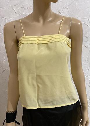 Шовковий топ майка