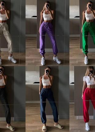 Женские базовые брюки-джоггеры спортивного стиля 
•мод# 768