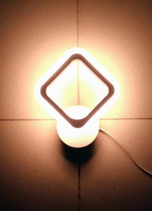 Світлодіодний світильник бра з регулюванням колірної температури — уцінка4 фото
