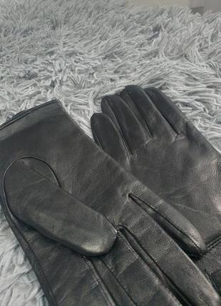 Шкіряні жіночі рукавиці5 фото