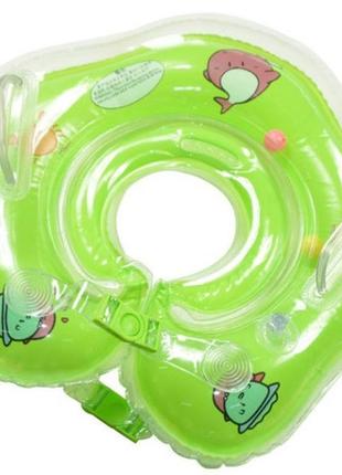 Круг для купания младенцев зеленый1 фото