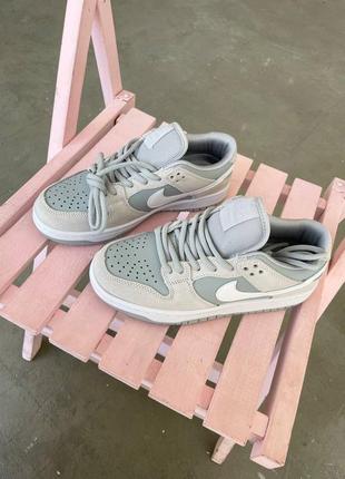 Кросівки nike sb dunk low grey5 фото