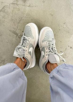 Кросівки nike sb dunk low grey7 фото