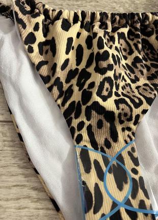 Леопардовые трусики от купальника2 фото