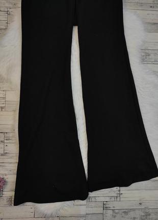 Женский летний комбинезон missguided черный с глубоким декольте брюки расклешённые размер s 444 фото