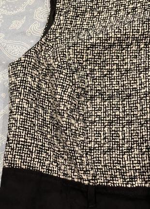 Платье твидовое футляр с поясом 48-502 фото