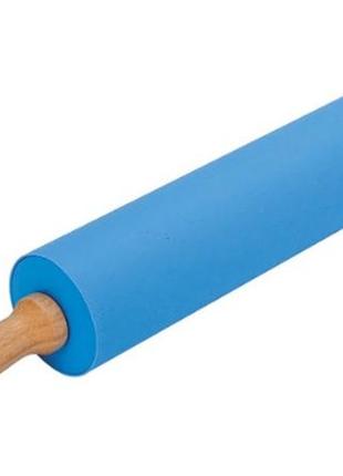 Силиконовая скалка с деревянными ручками