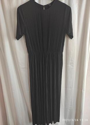 Ромпер, комбез з кюлотами в рубчик комбез в рубчик с широкими штанинами