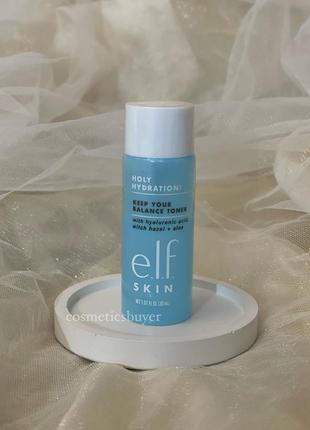 Увлажняющий тонер тоник для лица e.l.f keep your balance toner elf1 фото