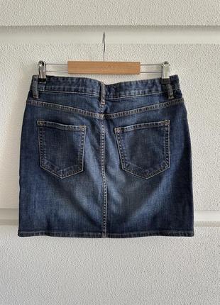 Трендовая джинсовая юбка от h&m, в стиле y2k, 2000-е, zara, mango, america4 фото