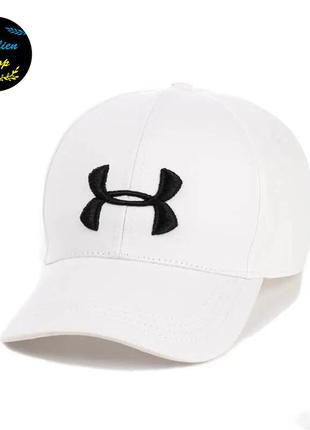 ● кепка бейсболка с вышивкой - under armour / андер армор m/l белый ●