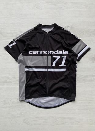 Велосипедка cannondale 71 logo cycling jersey, велофутболка