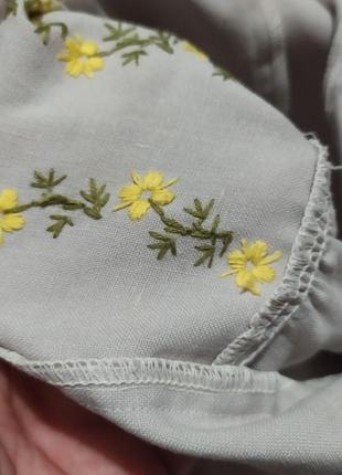 Плаття халат зі ссер. льон 5