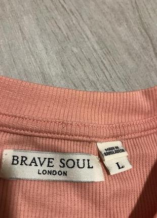 Футболка топ в рубчик brave soul london6 фото