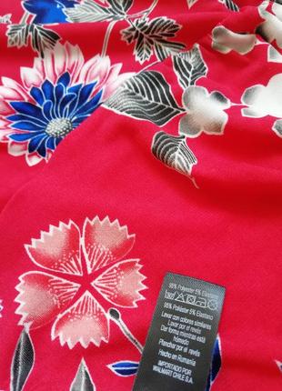 🌹 сукня туніка з об'ємними рукавами 🌹 блуза в квітковий принт7 фото